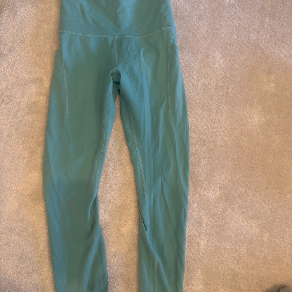 lululemon athletica Teal High-Waist Leggings